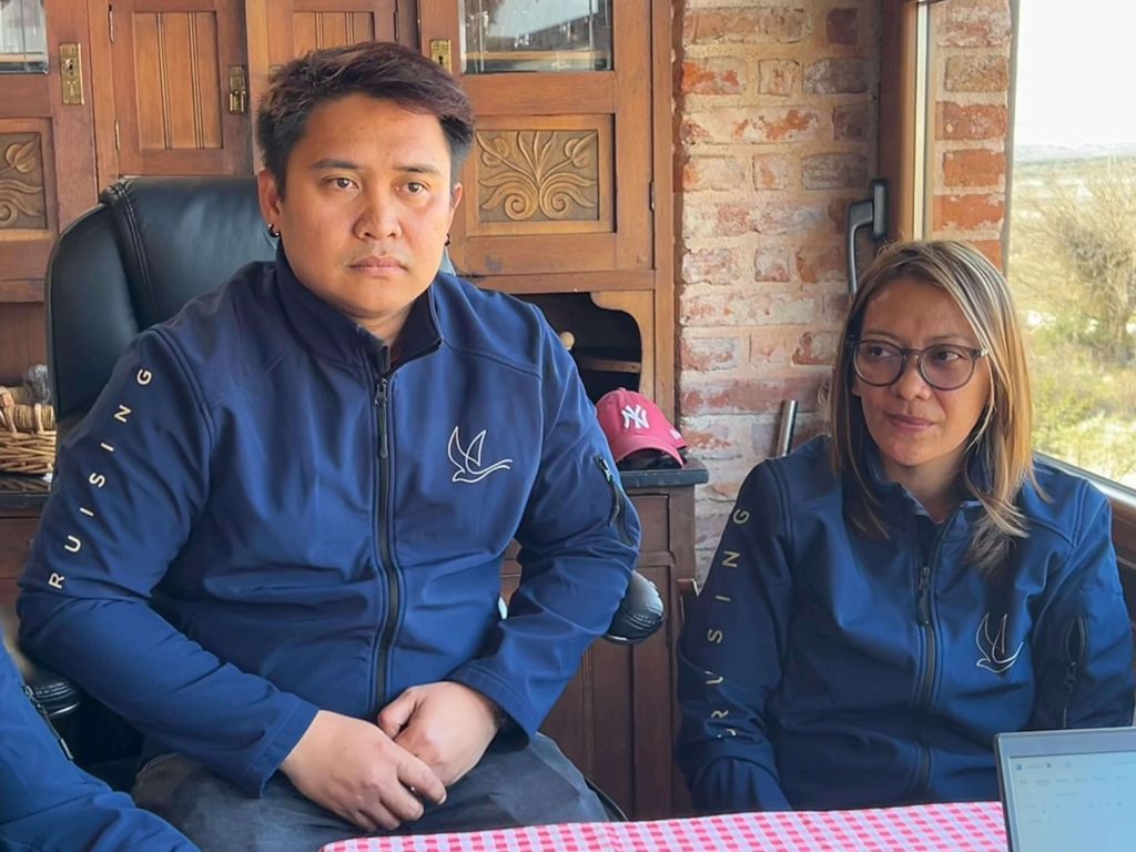 Kris Patrick Marron and wife Evelyn